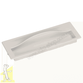 Ручка меблева GAMET MD15-0096-LPM40 врізна біла
