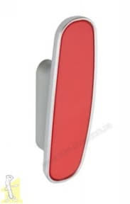 Ручка меблева GAMET UU06-0032-G0004-P51 хром - вставка червона