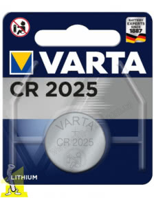 Батарейка VARTA CR 2025 блістер 1 шт. LITHIUM
