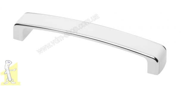 Ручка меблева GTV UZ-MONZA160-10 хром+біла