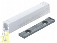 Тримач TIP-ON для дверей, довгий, прямий (20/32 мм), Білий  956A1201