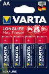 Батарейка VARTA LONGLIFE Max Power AA блістер 4 шт. ALKALINE