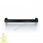 Ручка для меблів SS-1024-192  Black чорна з нержавіючої сталі