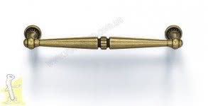 Ручка для меблів D-1015-192 у кольорі SMAB блискуча матова антична бронза