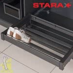 Корзина выдвижная для обуви 600 мм антрацит STARAX S-6731-A (S-6809) 560-590*475*150