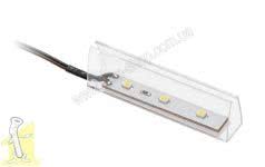 Клiп LED GTV для скляних полиць 0.25W/12V LD-KLPZB-00 світло біле холодне