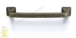 Ручка для меблів D-1007-128 у кольорі MAB матова антична бронза