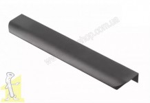 Ручка меблева GTV алюмінієва HEXA C=160 чорна матова UA-HEXA-160-20M