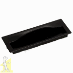 Ручка меблева GAMET MD15-0128-LPM30 врізна чорна