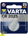 Батарейка VARTA CR 2025 блістер 1 шт. LITHIUM