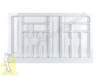 Вклад шухляди для столових приборів 834*490 1,6 мм білий