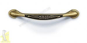Ручка для меблів D-1013-128 у кольорі SMAB блискуча матова антична бронза