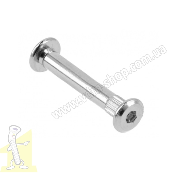 З'єднання міжсекційне GTV під ключ Ø 8 мм SZ-008-00-01-AT хром