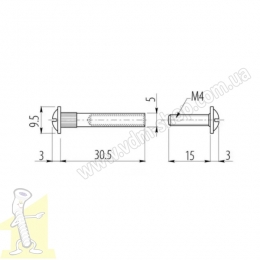 З'єднання міжсекційне GTV O5 мм SZ-005-00-01 хром. Фото 4