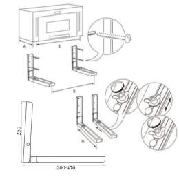 Кріплення під мікрохвильову піч. Фото 3