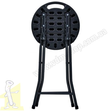 Табурет розкладний Seat пластик чорний. Фото 5