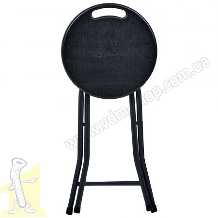 Табурет розкладний Seat пластик чорний. Фото 4