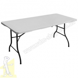 Стіл розкладний Крайслер ZK-180 180/90 * 75 * 74 пластик білий. Фото 2