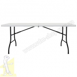 Стіл розкладний Крайслер ZK-180 180/90 * 75 * 74 пластик білий