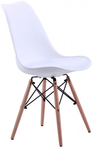 Стілець барний Aster Wood Пластик Білий. Фото 3