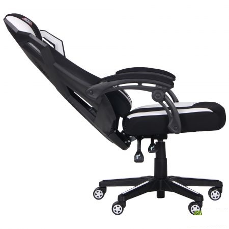 Крісло VR Racer Radical Brooks Чорний/Білий. Фото 4