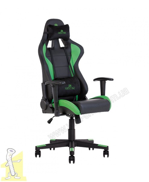 Крiсло HEXTER ML R1D TILT PL70 ECO/01 BLACK/GREEN