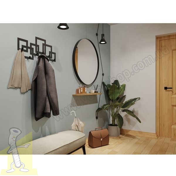 Рама дзеркала GAMET SR36-600-L2-K1 чорна. Фото 3