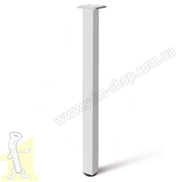 Опора меблева GTV квадратна, регульована 60х60х710 NM-60R710-05