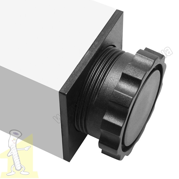 Опора меблева GTV квадратна 46x46x820 регульована алюміній NM-46R820-05. Фото 3
