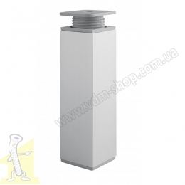 Нога мебелева GTV, квадратна 40х40 мм, Н-120 мм,NM-DAK27-120, алюміній