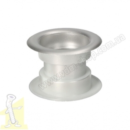 Кiльце вентиляційне пластикове Ø 40 срібне