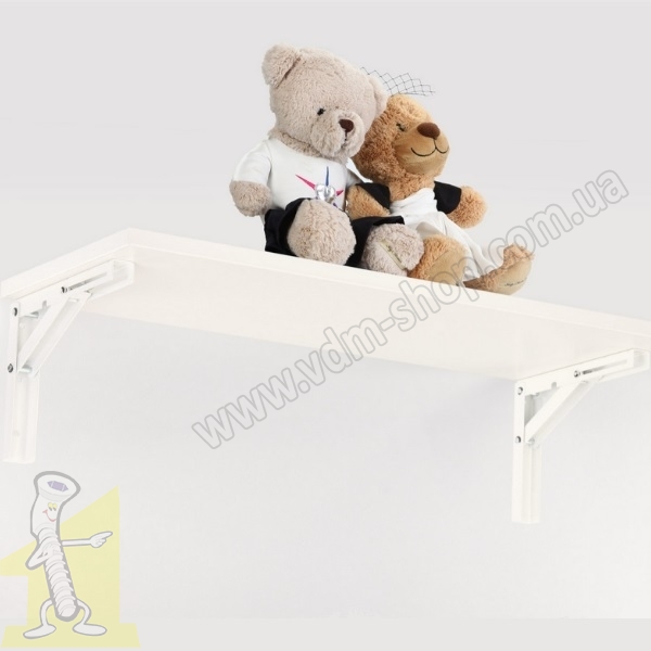 Кутник розкладний білий L-300. Фото 4