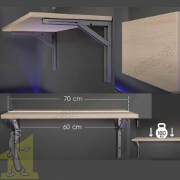 Кутник розкладний білий L-300. Фото 3