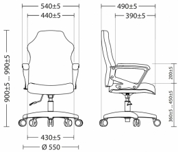 Крісло дитяче геймерське Fixy GTP PL51 ECO-30 / TW 01 / ECO-40. Фото 2