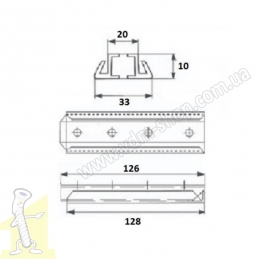 Зачіп меблевий Ф.222.03.08  для м'яких частин. Фото 2