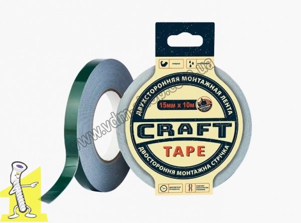 Скотч для дзеркал FT1510 CRAFT TAPE 15мм*10м