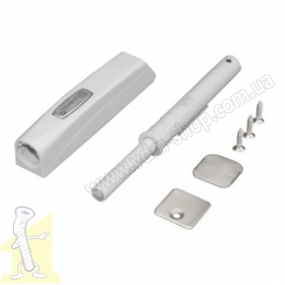 Відбійник SEVROLL V-PUSH з адаптером, 30N, білий, з магнітним наконечником