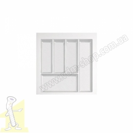 Вклад шухляди для столових приборів MAX 50 390-450*422-490 - 2 мм білий Rejs TE36.0120.05.013