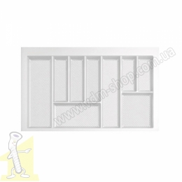 Вклад шухляди для столових приборів MAX 80 690-750*422-490 - 2 мм білий Rejs TE36.0123.05.013