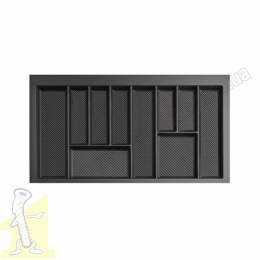 Вклад шухляди для столових приборів MAX 90 790-850*422-490 - 2 мм графіт Rejs TE36.0124.05.007