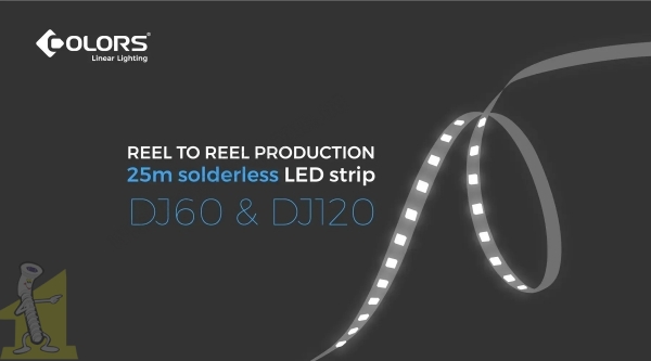 Стрічка LED COLORS DJ120-12V-8mm бiла нейтральна 8,8W/1м. 4000K 50м.п.. Фото 5