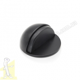 Відбійник/упор клейкий підлоговий для дверей чорний M-24 BLACK