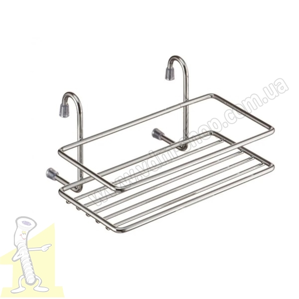 Полка на релінг одинарна мала, хром Lemax MX-061