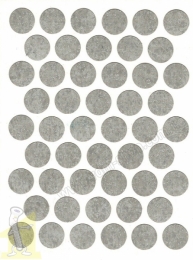 Заглушка WEISS під конфірмат самоклеюча К-637 White Chromix ( Хромікс білий )