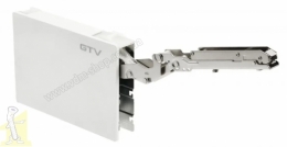 Підйомник GTV HORIZON, SOFT CLOSE, для фасадів 400-650 мм (8-12 кг), коеф потужності 2500-5200, білий PD-H-STRONG-PLUS-10