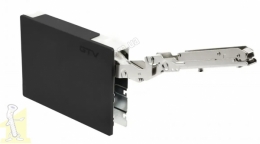 Підйомник GTV HORIZON, SOFT CLOSE, для фасадів 300-450 мм (2-5 кг), коеф потужності 500-1350, чорний PD-H-LIGHT-20