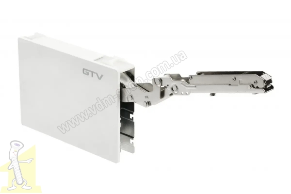 Підйомник GTV HORIZON, Push to open, для фасадів 350-650 мм (4,5-10 кг), коеф потужності 2000-4050, білий PD-H-P2O-STRONG-10