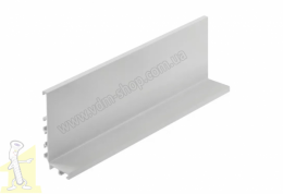 Профіль алюмінієвий, система без ручок VELLO з функцією LED, L, білий, L=4,10 м PA-VELLO-L4M-10