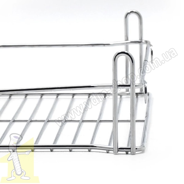 Полиця 280х155х80 хром Lemax EBA-1001. Фото 4