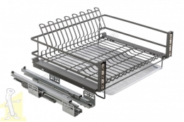 Однорівнева висувна сушка MOVIX 600 мм, антрацит OC-SZD600-60. Фото 2